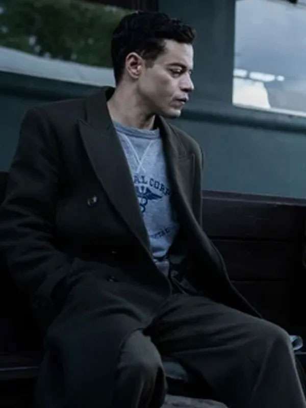 Nuremberg 2025 Rami Malek Wool Coat