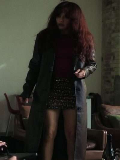 The Girlfriend Olivia Cooke Leather Coat
