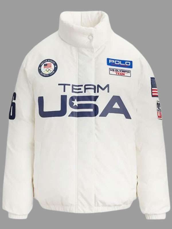 Team USA Olympic 2026 Down Puffer Jacket