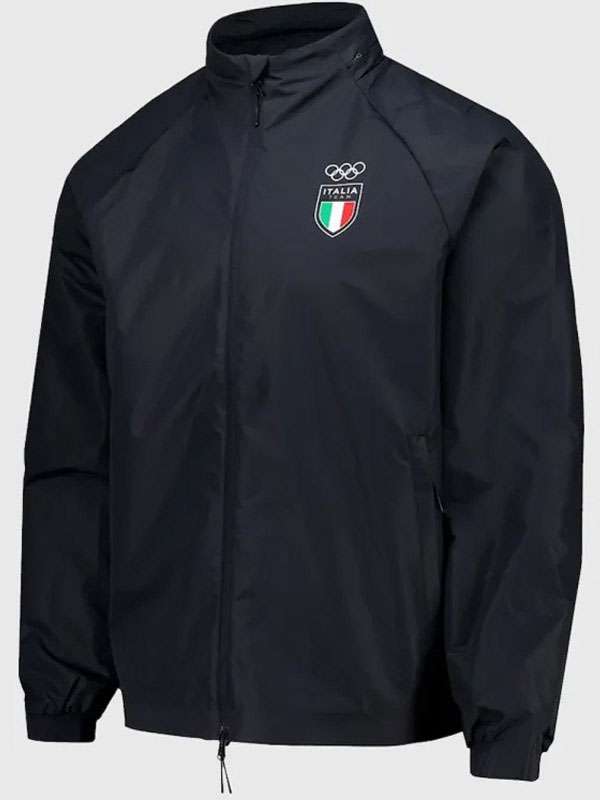 Olympic Winter Games 2025 Team Italy Black Jacket