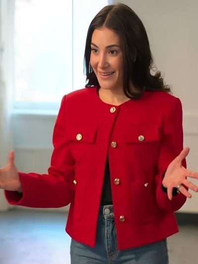 Owning Manhattan S02 Chloe Tucker Caine Red Jacket