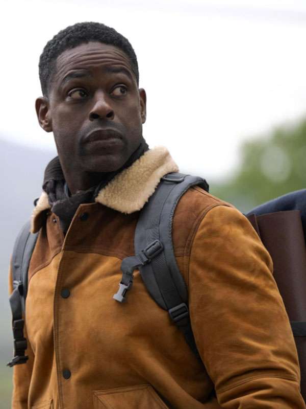 Sterling K. Brown Paradise Brown Suede Leather Jacket