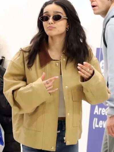 Rachel Zegler 2025 Brown Cotton Jacket