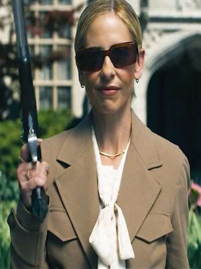 Sarah Michelle Gellar Ready or Not 2 Here I Come Brown Blazer