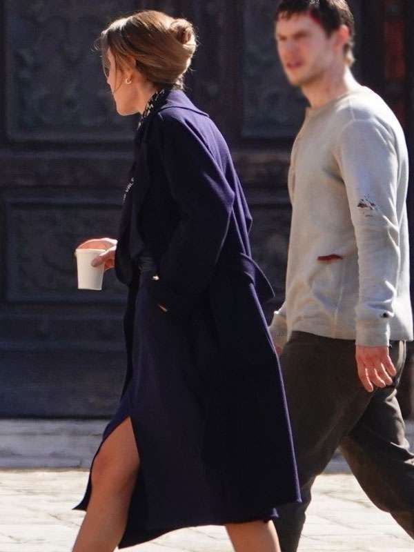 Rebecca Hall The Beauty S01 Blue Coat