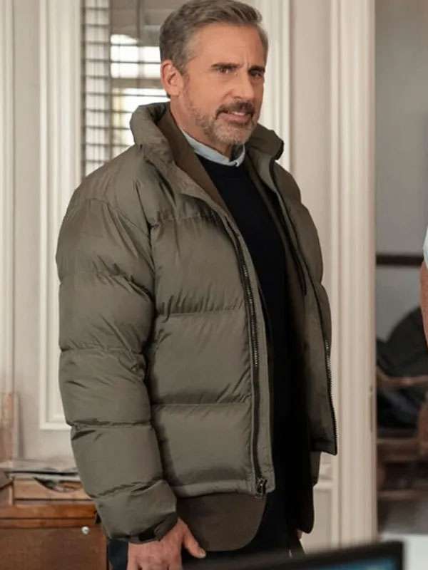 Steve Carell Rooster Puffer Jacket