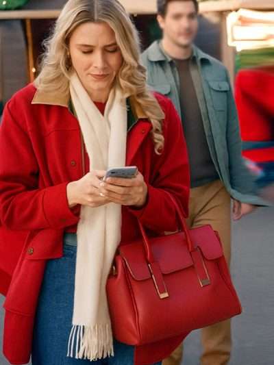 Christmas on Every Page Rose Reid Red Coat