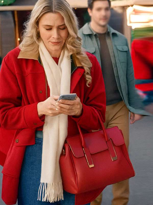 Christmas on Every Page Rose Reid Red Coat