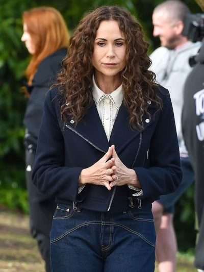 Run Away 2026 Minnie Driver Black Jacket