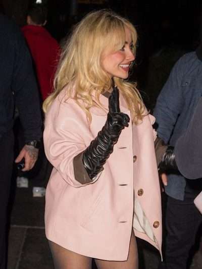 NYC Sabrina Carpenter Pink Jacket