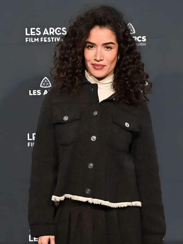 Sabrina Ouazani Black Wool Jacket