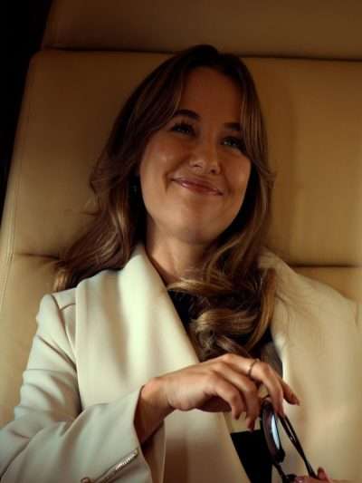 Sarah Plankmore The Rainmaker S01 Off White Wool Coat