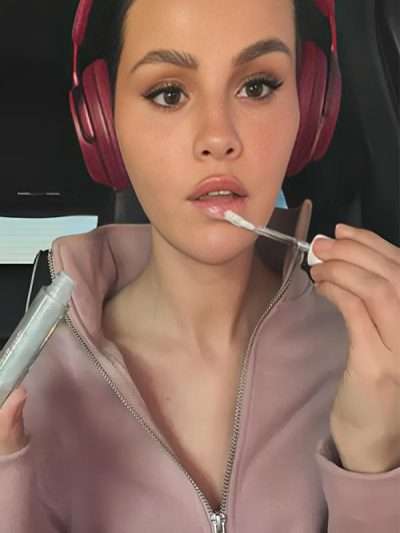 Selena Gomez Pink Sweatshirt