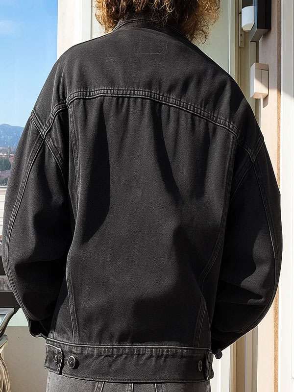 Sentimental Value Renate Reinsve Black Denim Jacket order now
