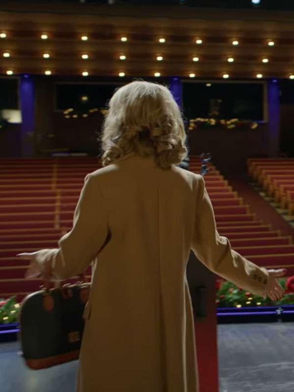 Sharon Lawrence A Grand Ole Opry Christmas Brown Wool Coat