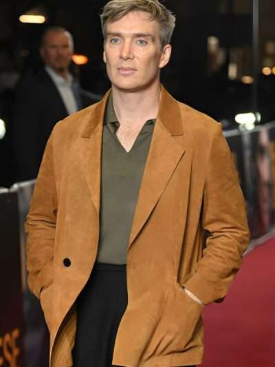 Small Things Like These Bill Furlong Brown Suede Leather Blazer