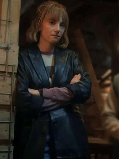 Robin Buckley Stranger Things S05 Leather Coat