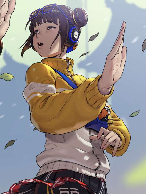Street Fighter 6 Li-Fen Golden and White Bomber Jacket