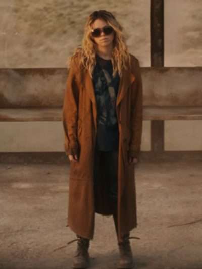 Milly Alcock Supergirl Brown Trench Coat