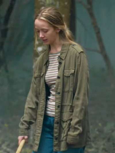 Delphi Evans Girl Taken Green Cotton Jacket