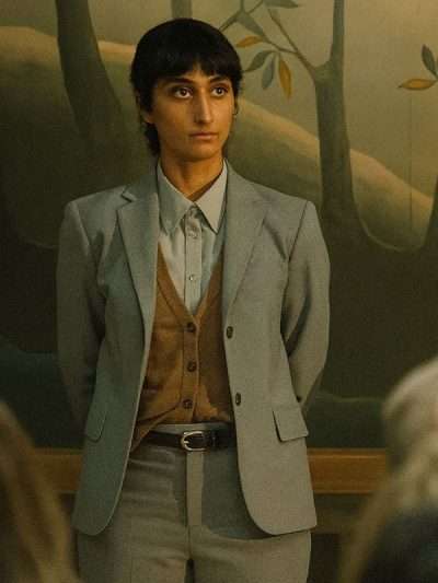 Sunita Mani His and Hers Grey Blazer