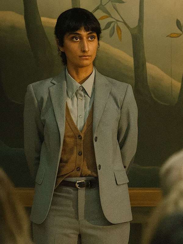Sunita Mani His and Hers Grey Blazer