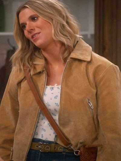 Hannah Pilkes Leanne Brown Suede Leather Jacket