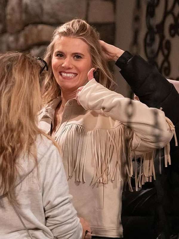 TV Series Leanne 2025 Hannah Pilkes Fringe Jacket