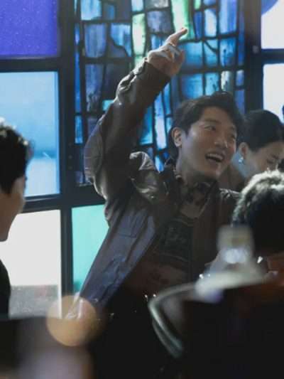 TV Series No Other Choice 2025 Sun-chul Brown Leather Jacket