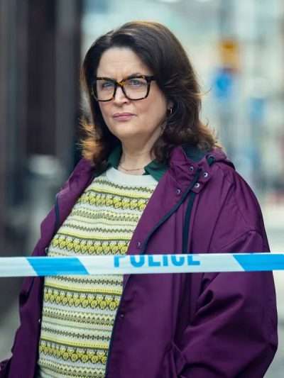 Ruth Jones Run Away Purple Hooded Jacket