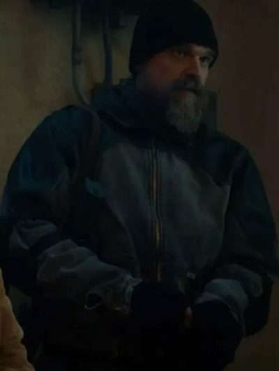 Stranger Things S05 David Harbour Leather Jacket
