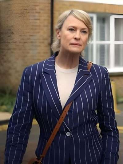The Girlfriend Robin Wright Striped Blazer