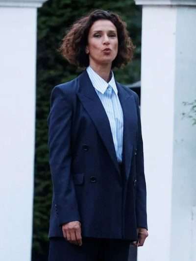 TV Series The Night Manager S02 Indira Varma Blue Blazer
