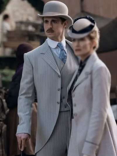 Max Irons Young Sherlock Grey Blazer