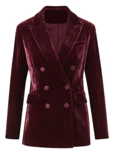 Taylor Tomlinson Velvet Blazer