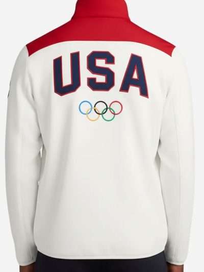 Team Italy Olympics 2026 Black Puffer Jacket