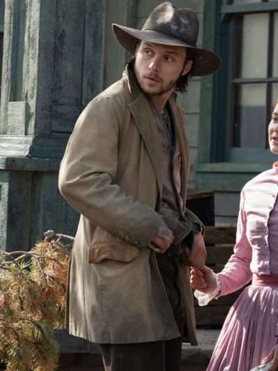 The Abandons S01 Elias Teller Brown Cotton Coat