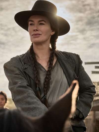 The Abandons Lena Headey Grey Coat