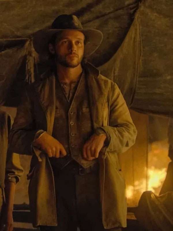 The Abandons 2025 Elias Teller Brown Cotton Coat