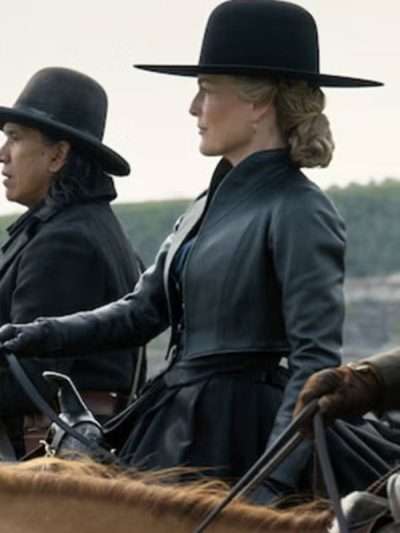 Constance Van Ness The Abandons Black Leather Jacket