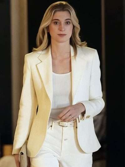 Elizabeth Debicki The Adventures of Cliff Booth White Blazer