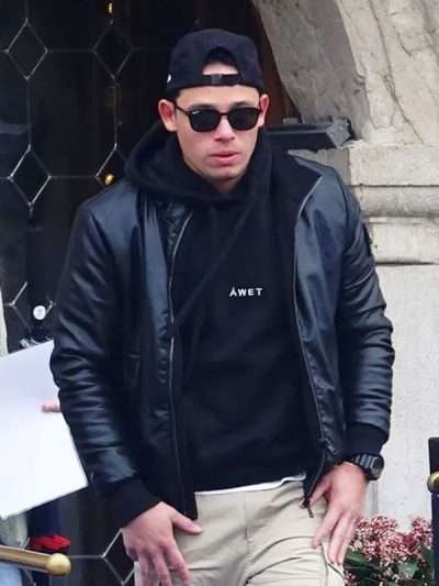 Anthony Ramos The Beauty Black Leather Jacket