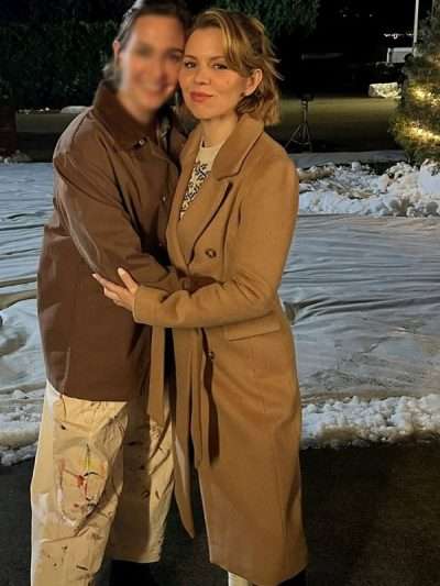 Ali Liebert The Christmas Baby Brown Wool Coat