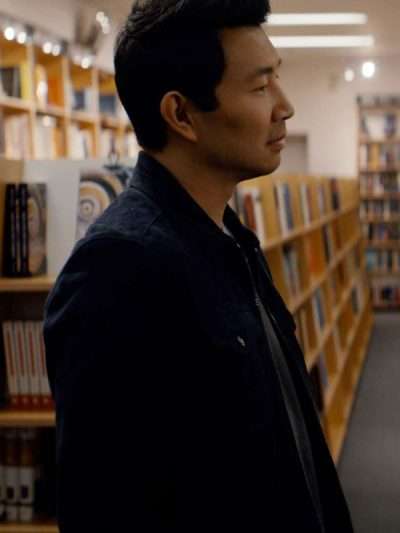 Simu Liu The Copenhagen Test Black Suede Jacket