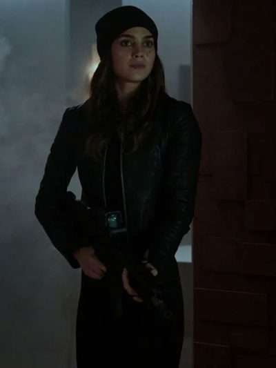 Melissa Barrera The Copenhagen Test Leather Jacket