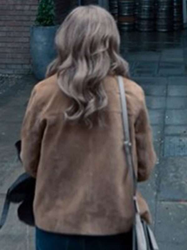 The Revenge Club S01 Emily Hunter Brown Leather Jacket