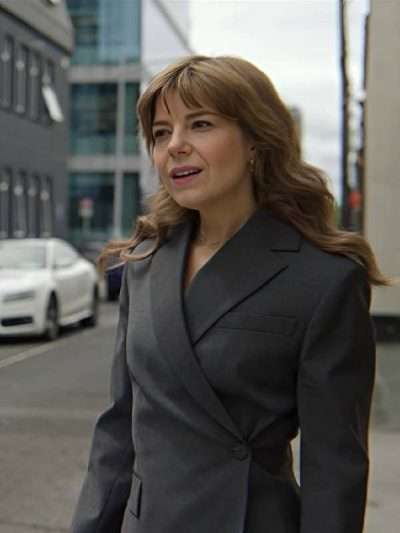 Emily Hunter The Revenge Club Grey Blazer