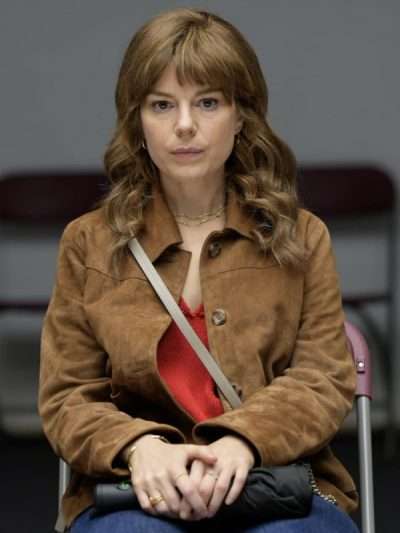 The Revenge Club S01 Emily Hunter Brown Suede Jacket