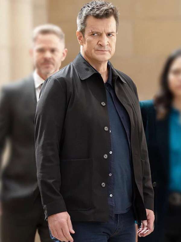 Nathan Fillion The Rookie Black Jacket