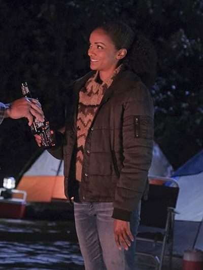 The Rookie S03 Nyla Harper Black Puffer Jacket